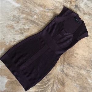 French Connection Deep Dark Purple Dress